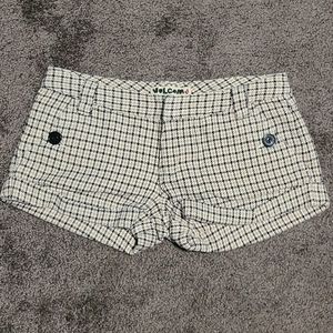 Cuffed knit short shorts